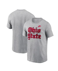 Nike Men's Gray Ohio State Buckeyes Old English T-Shirt