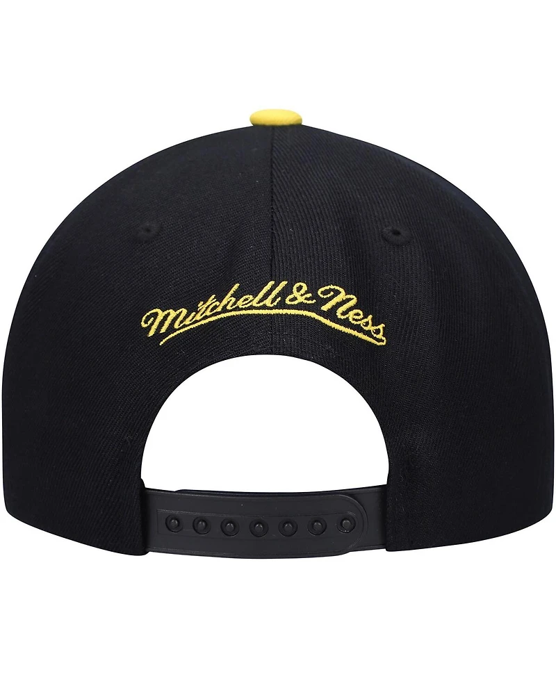 Mitchell & Ness Men's White/Yellow Chicago Bulls Day One Snapback Hat