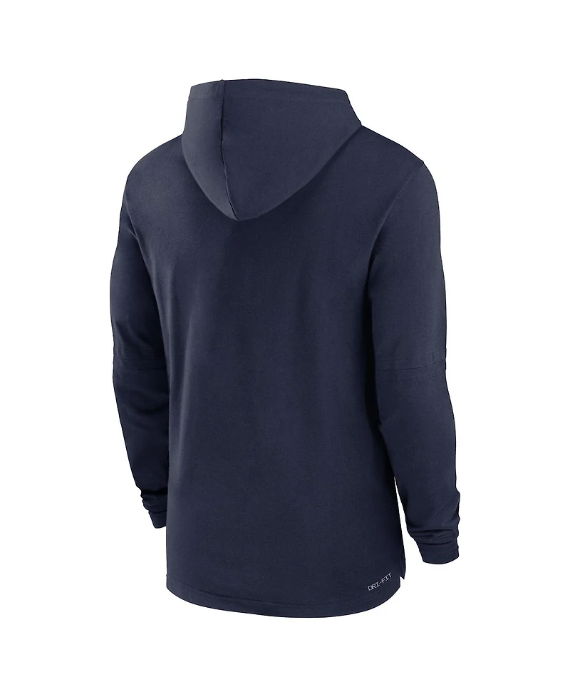 Nike Men's Arizona Wildcats Sideline Hoodie Performance Long Sleeve T-Shirt