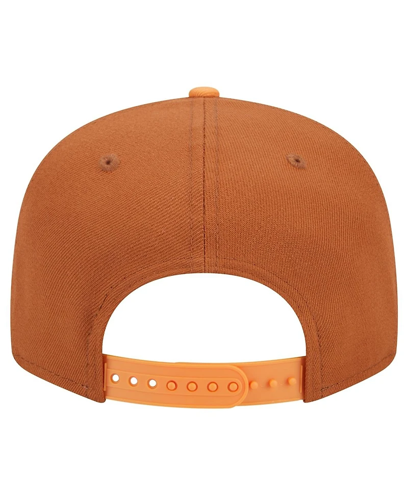 New Era Men's Brown Pittsburgh Pirates Spring Color Two-Tone 9FIFTY Snapback Hat