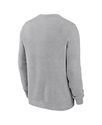 Nike Men's West Virginia Mountaineers Legacy Classic Tackle Twill Embroidered Arch Over Logo Pullover Sweatshirt
