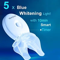 MySmile Teeth Whitening 5 Led Light with Teeth Whitening Trays, Tooth Whitening Accelerator Light for Whitening Teeth