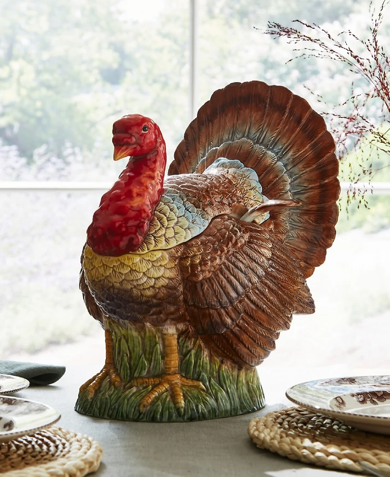 Spode Woodland Turkey Soup Tureen
