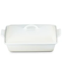 Le Creuset Stoneware Heritage Rectangular Covered Casserole, 4 Qt.