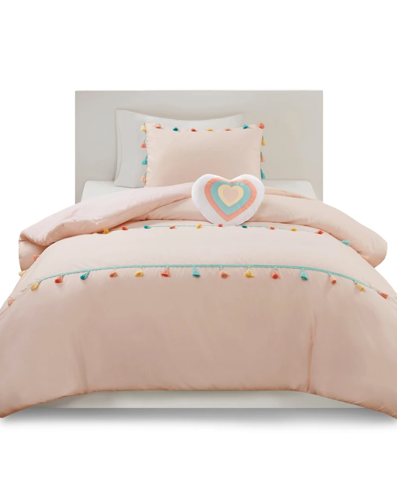 Intelligent Design Tessa Tassel 3-Pc. Comforter Set, Twin