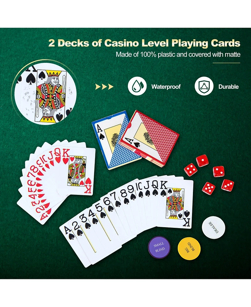 Vebreda 14 Gram Texas Holdem Poker Chip Set