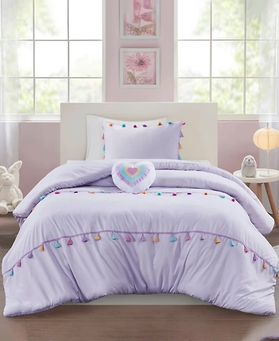 Intelligent Design Tessa Tassel 4-Pc. Comforter Set, Full/Queen