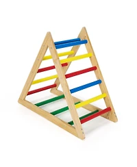 Vebreda Climbing Triangle Ladder with 3 Levels for Kids-Multicolor