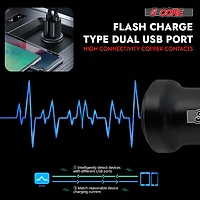 5 Core Usb Car Charger Cigarette Lighter Adapter Dual Usb Port Adapter 12/24 V Fast Charging