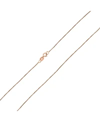 Bling Jewelry Ultra Thin 018 Gauge 0.5MM Thin14K Yellow White Rose Gold Rolo Curb Cable Chain Necklace 16 Inch