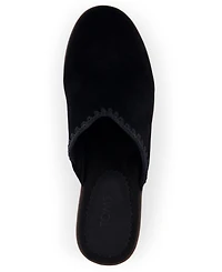 Toms Women's Addison Suede Wood Mule Clog