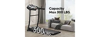 Streamdale Folding Treadmill with Pulse Sensor, 2.5 Hp, 300LBS Capacity