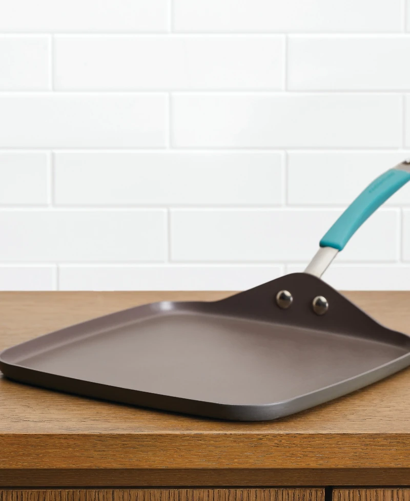 Rachael Ray Cucina Hard-Anodized Non-Stick Square 11" Griddle