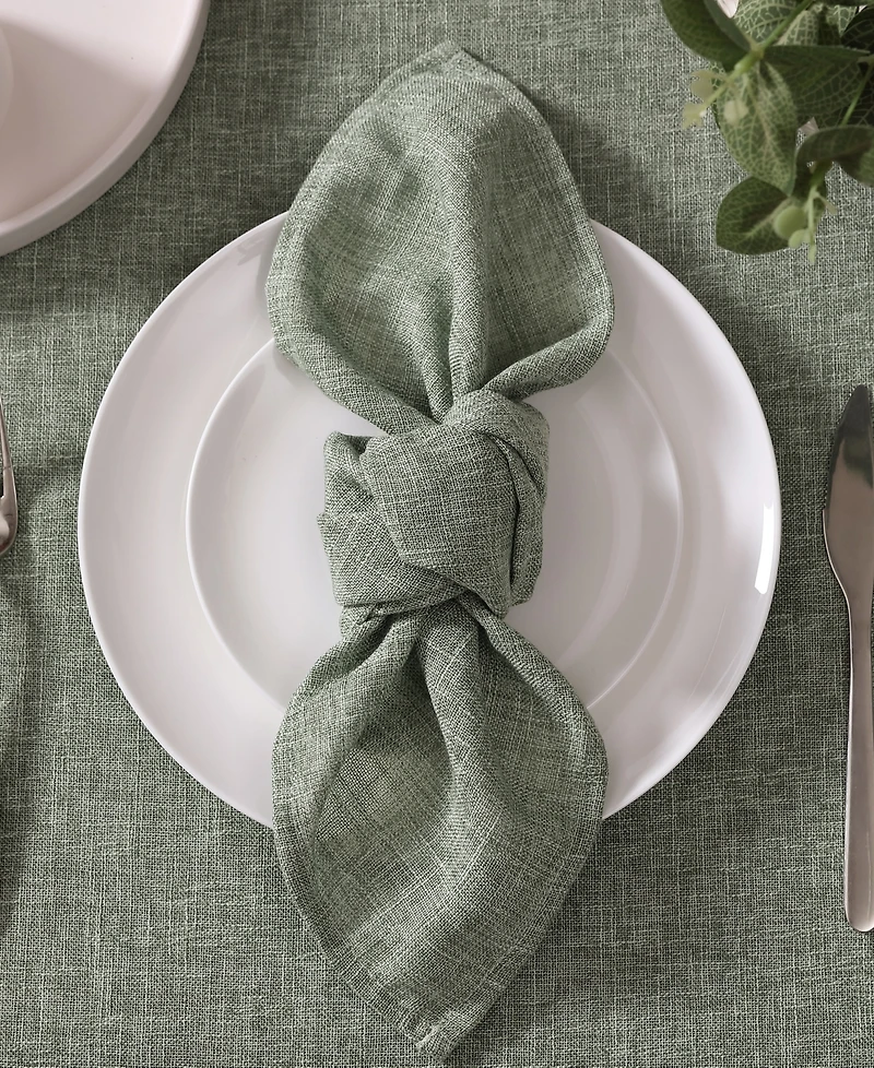 Laura Ashley Harper 6 Piece Napkin Set, 18"W x 18"L