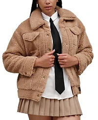 Ugg Women's Frankie Sherpa Fleece Trucker Jacket