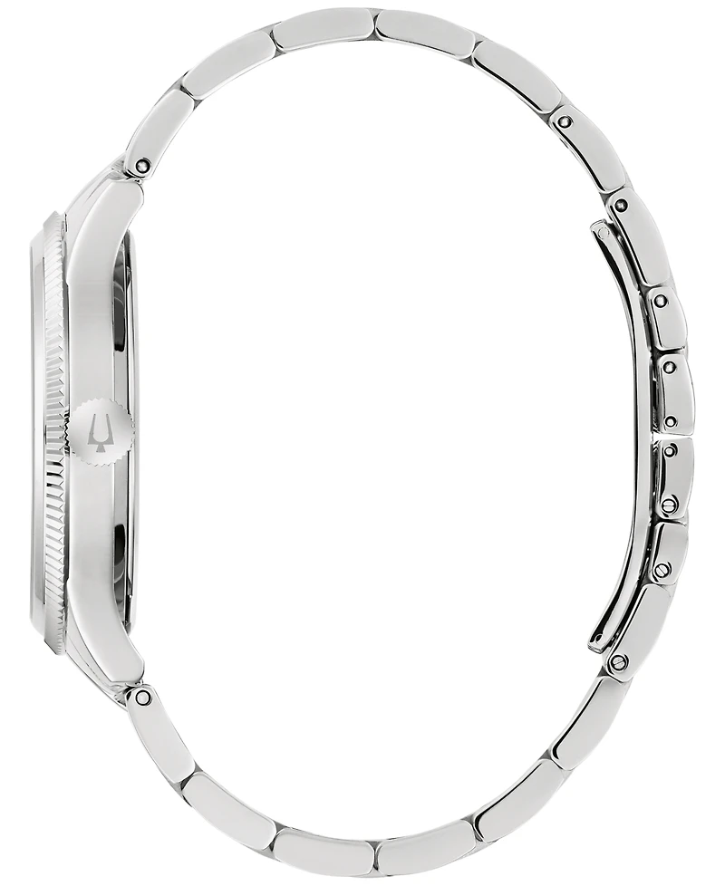 Bulova Men's Stainless Steel Bracelet Watch 42mm