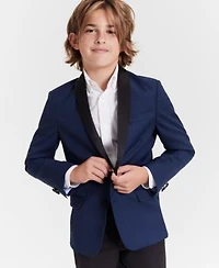Tommy Hilfiger Big Boys Stretch Sharkskin Shawl Collar Sportscoat Oxford Shirt Dress Pants