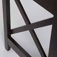 57" L-Shaped Corner Desk, Computer Home Office Desk and Writing Table, Brown