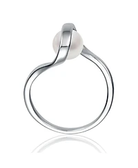 Sterling Silver with Cubic Zirconia Double Weave Band Ring