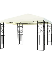 Skonyon 10 x 10 Feet Patio Gazebo Canopy Tent Garden Shelter