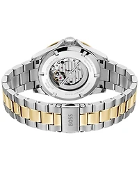 Hugo Boss Men's Troper Auto Mech-Automatic Two-Tone Stainless Steel Watch 43mm