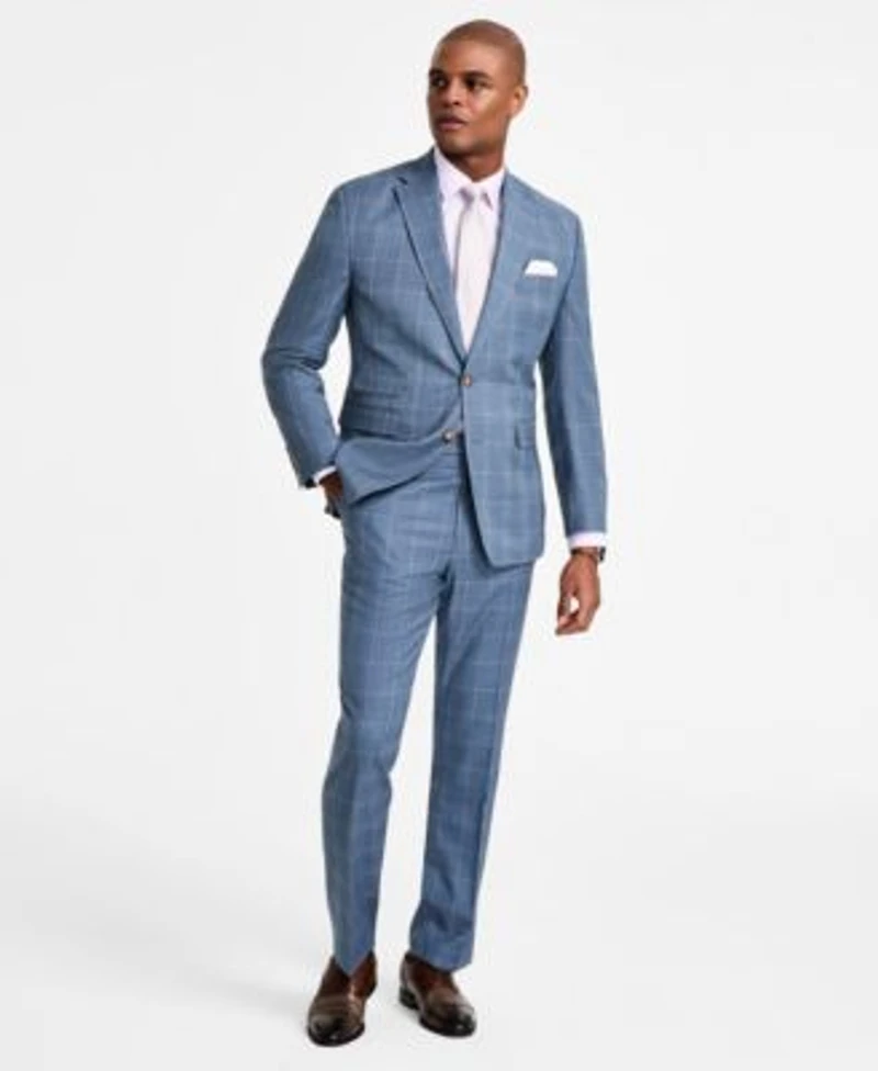 Tayion Collection Mens Regular Fit Suit Separate