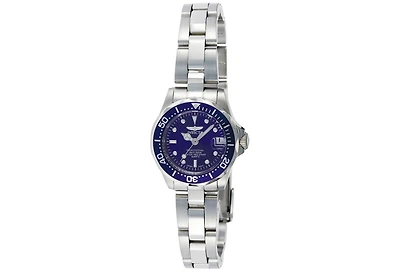 Invicta Women's 9177 Pro Diver Quartz 3 Hand Blue Dial Watch