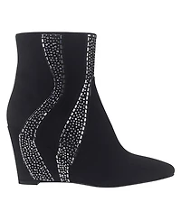Impo Women's Temple Memory Foam Wedge Booties