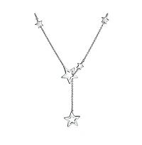 Bling Jewelry Astrology Celestial American Usa Patriotic Open Lucky Stars Rock Star Dangling Lariat Y Necklace Sterling Silver Adjustable