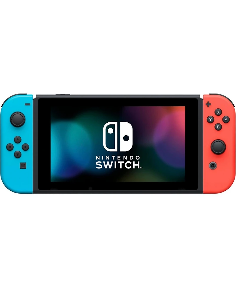 Nintendo Switch Neon Bundle With Accessories and Mario Kart 8 Deluxe Game