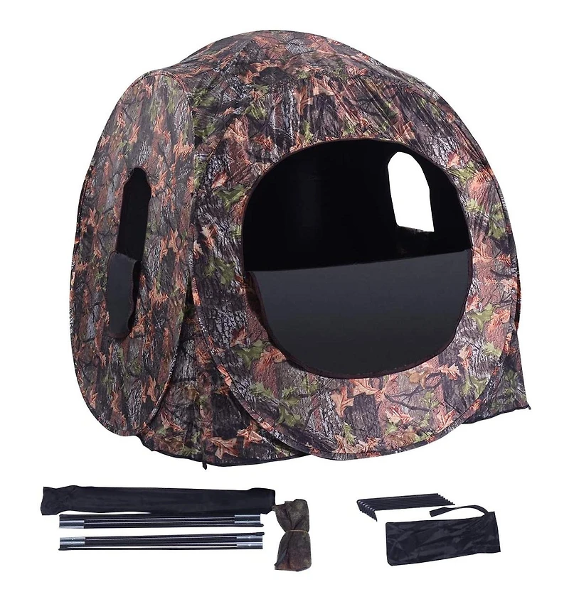 Skonyon Portable Pop up Ground Camo Blind Hunting Enclosure