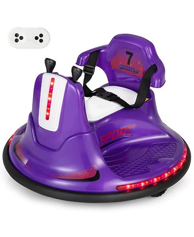 6V Bumper Car for Kids Toddlers Electric Ride On Vehicle