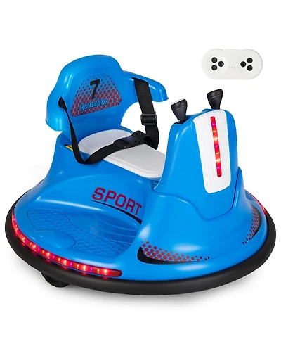 6V Bumper Car for Kids Toddlers Electric Ride On Vehicle