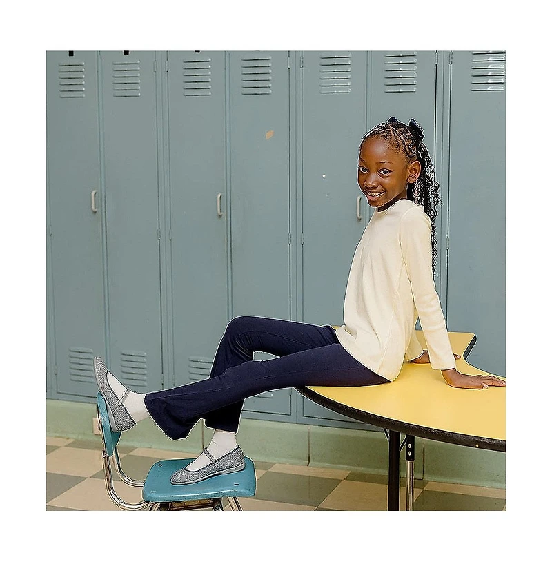 Mightily Girls Fair Trade Organic Cotton Flare Leggings Yoga Pant