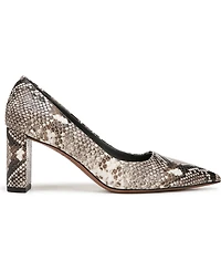 Franco Sarto Women's Giovanna Pointed Toe Block Heel Pumps