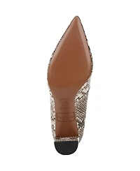 Franco Sarto Women's Giovanna Pointed Toe Block Heel Pumps