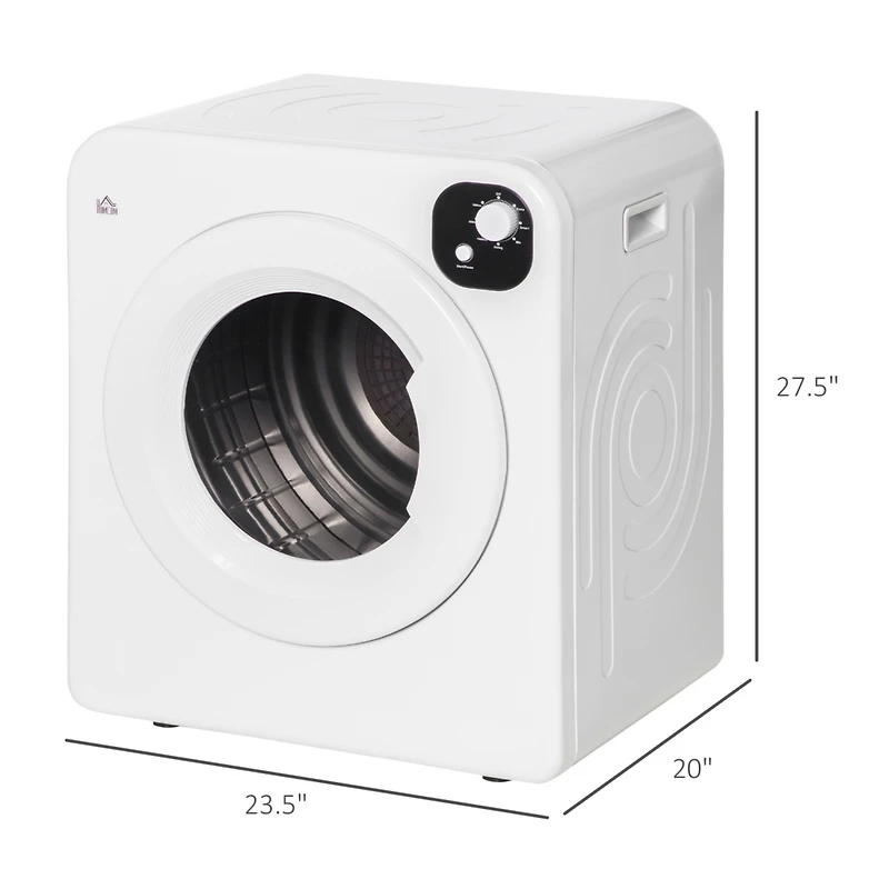 Compact Electric Clothes Dryer for Apartments and Dorms