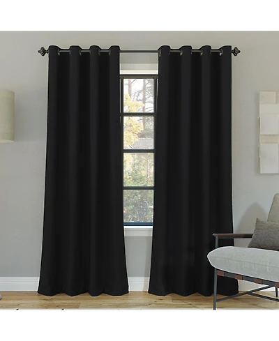 Oslo Theater Grade Extreme 100% Blackout Grommet Curtain Panel