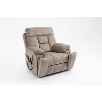 Streamdale Furniture Electric Lift Sofa with Massage, Tilt, and Cup Holders