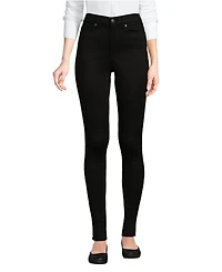 Lands' End Petite High Rise Stretch Denim Skinny Jeans