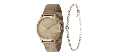 Invicta Women's 47275 Wildflower Quartz 3 Hand Gold Dial Watch