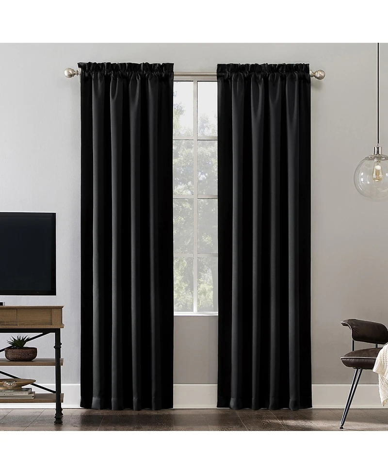 Oslo Theater Grade Extreme 100% Blackout Rod Pocket Curtain Panel
