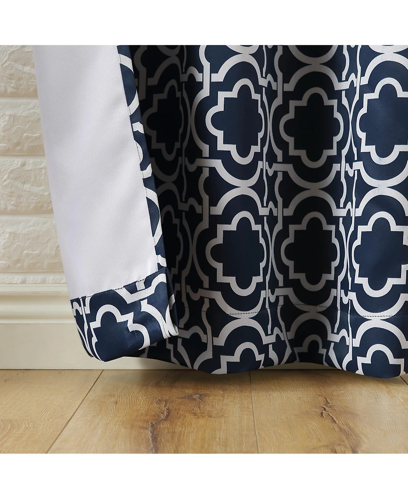 Barnett Trellis Blackout Grommet Curtain Panel