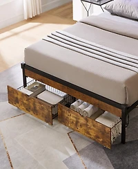 Streamdale Furniture Streamdale Full Bed Drawers
