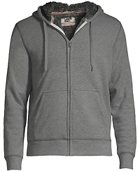 Lands' End Big & Tall Serious Sweats Full Zip High Pile Fleece Hoodie