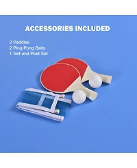 60'' Portable Table Tennis Ping Pong Folding Table