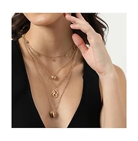 Sohi Women's Heart Layered Necklace