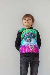 Monster Jam Little Boys Fleece Pullover Hoodie