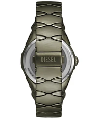 Diesel Men's D-Sruptor Quartz Three-Hand Green Stainless Steel 42mm