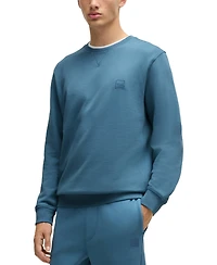 Boss by Hugo Men's Cotton-Terry Regular-Fit Sweatshirt